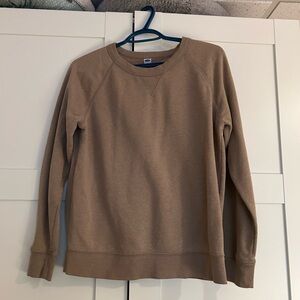 Old Navy Women's Tan Crew Neck Sweater